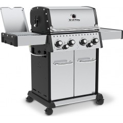Broil King 875-983 Baron S 490 Ψησταριά Υγραερίου Μαντεμένιας Σχάρας 65x44εκ. με 4 Εστίες 12.4kW και Πλαϊνό Μάτι Υπερύθρων Broil King 875-983 Baron S 490 Ψησταριά Υγραερίου Μαντεμένιας Σχάρας 65x44εκ. με 4 Εστίες 12.4kW και Πλαϊνό Μάτι Υπερύθρων